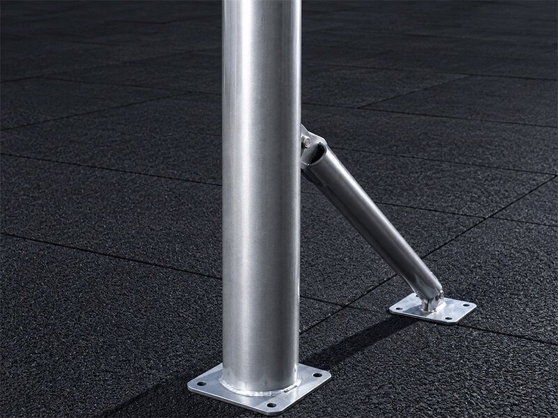 Bollard Fixo Parafusado com Mão Francesa