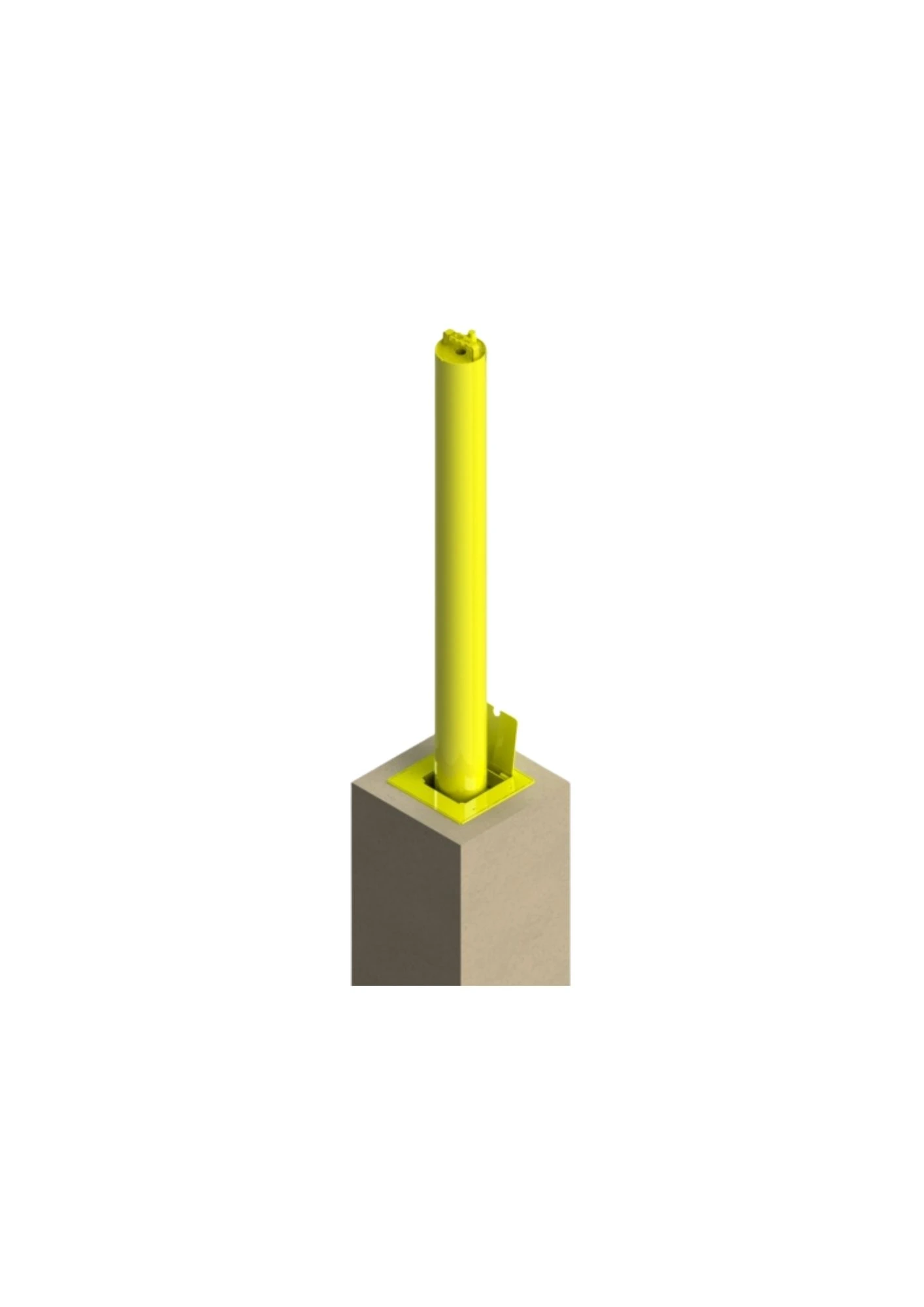 Diagrama — Bollard Retrátil Manual