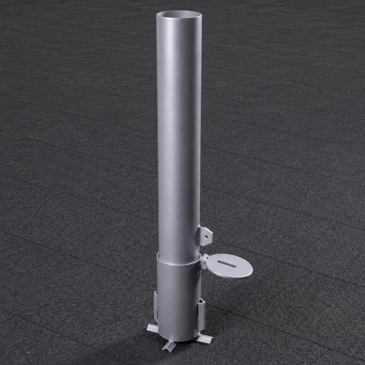 Bollard Removível com Suporte para Cadeado