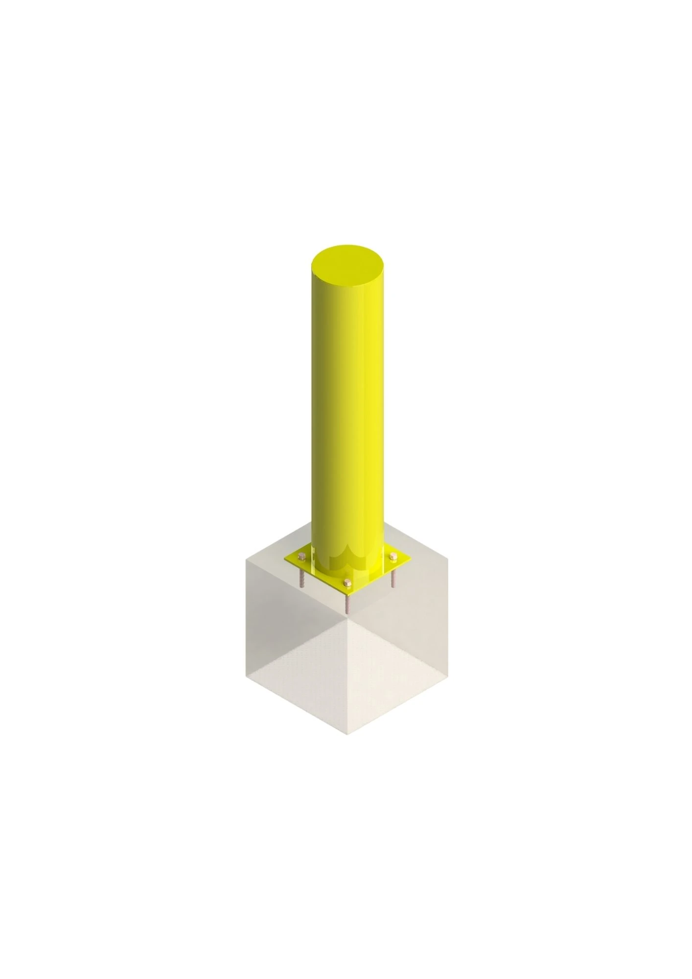 Diagrama — Bollard Fixo Parafusado