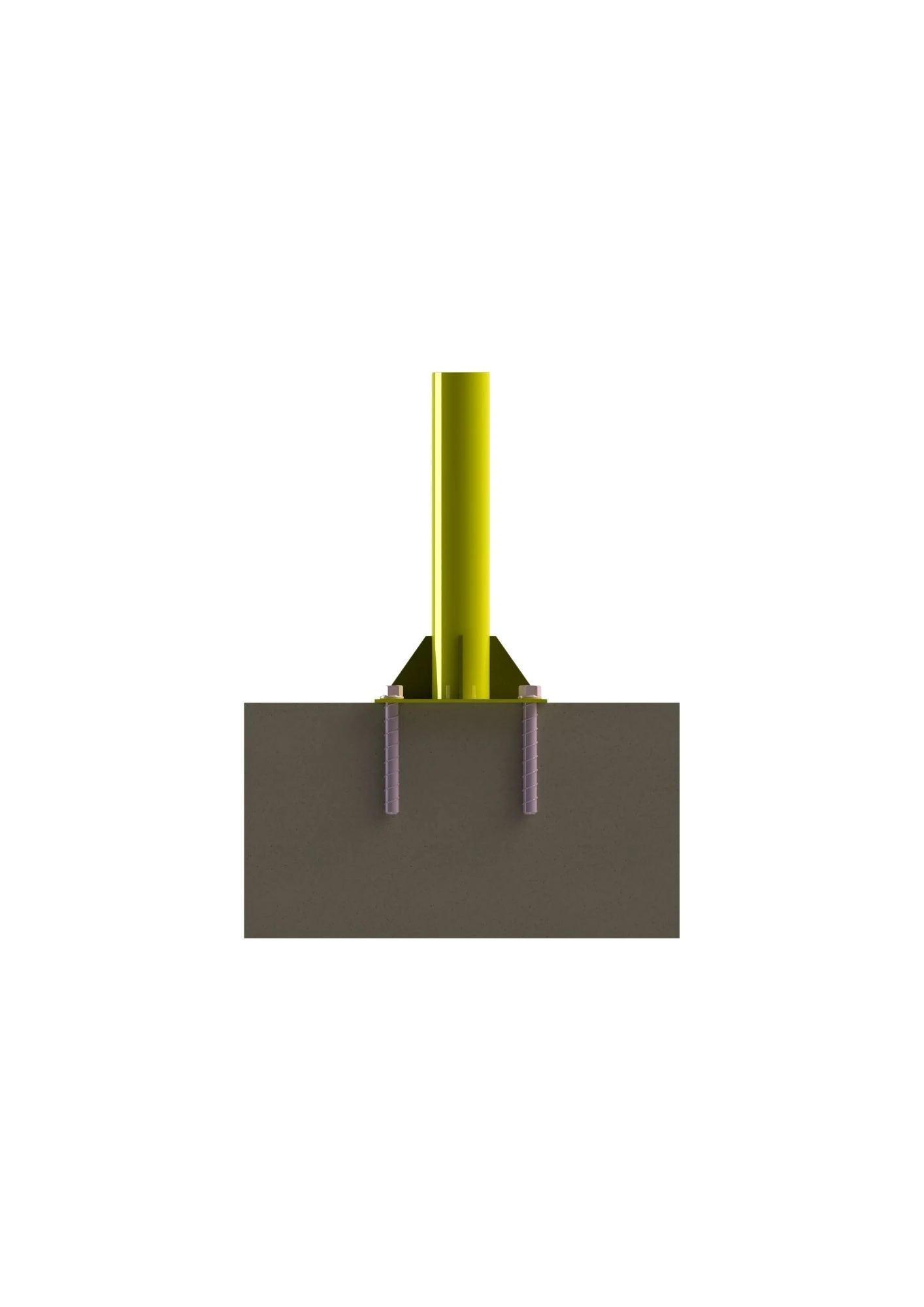 Diagrama — Bollard Fixo Parafusado