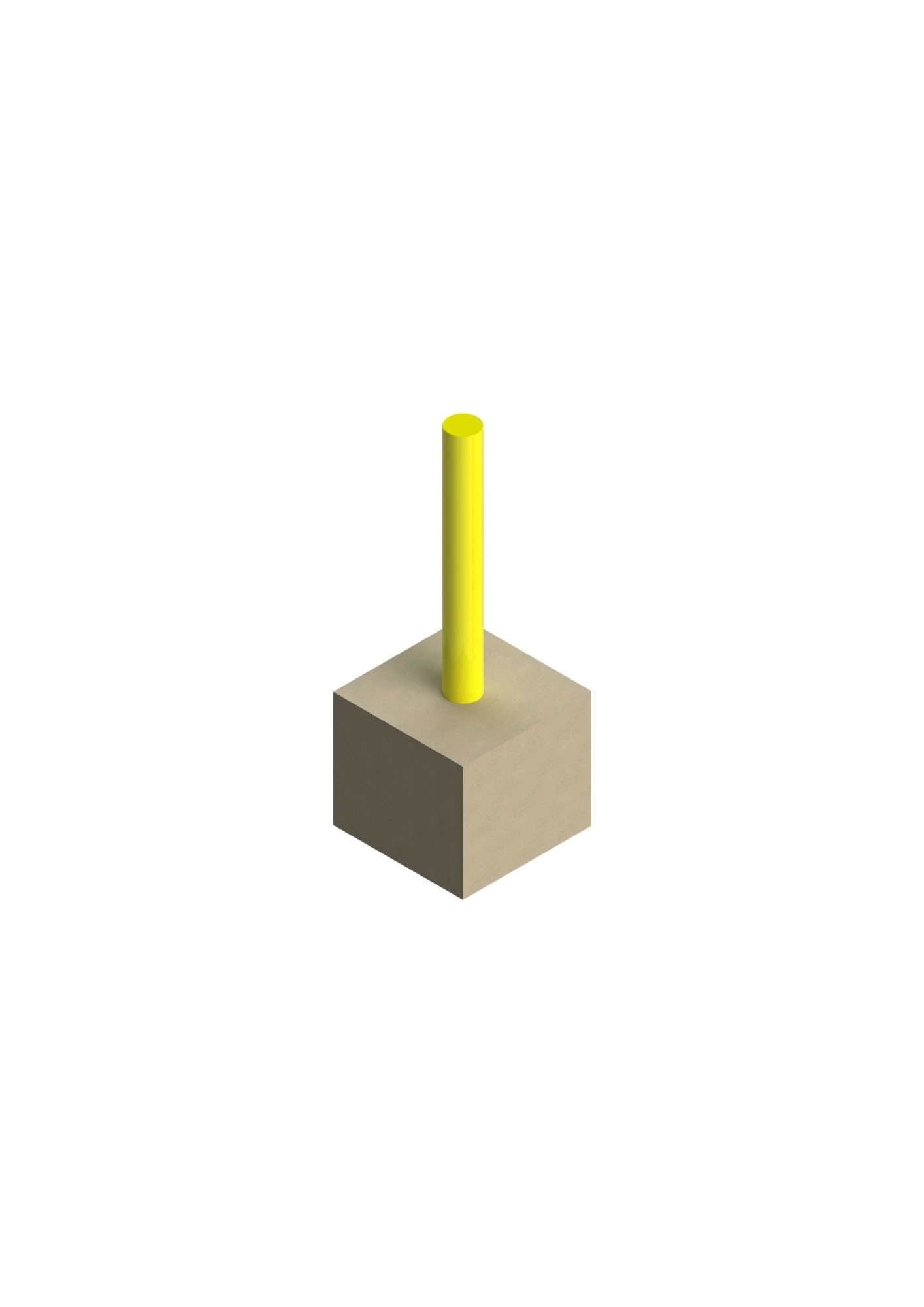 Diagrama — Bollard Fixo Engastado