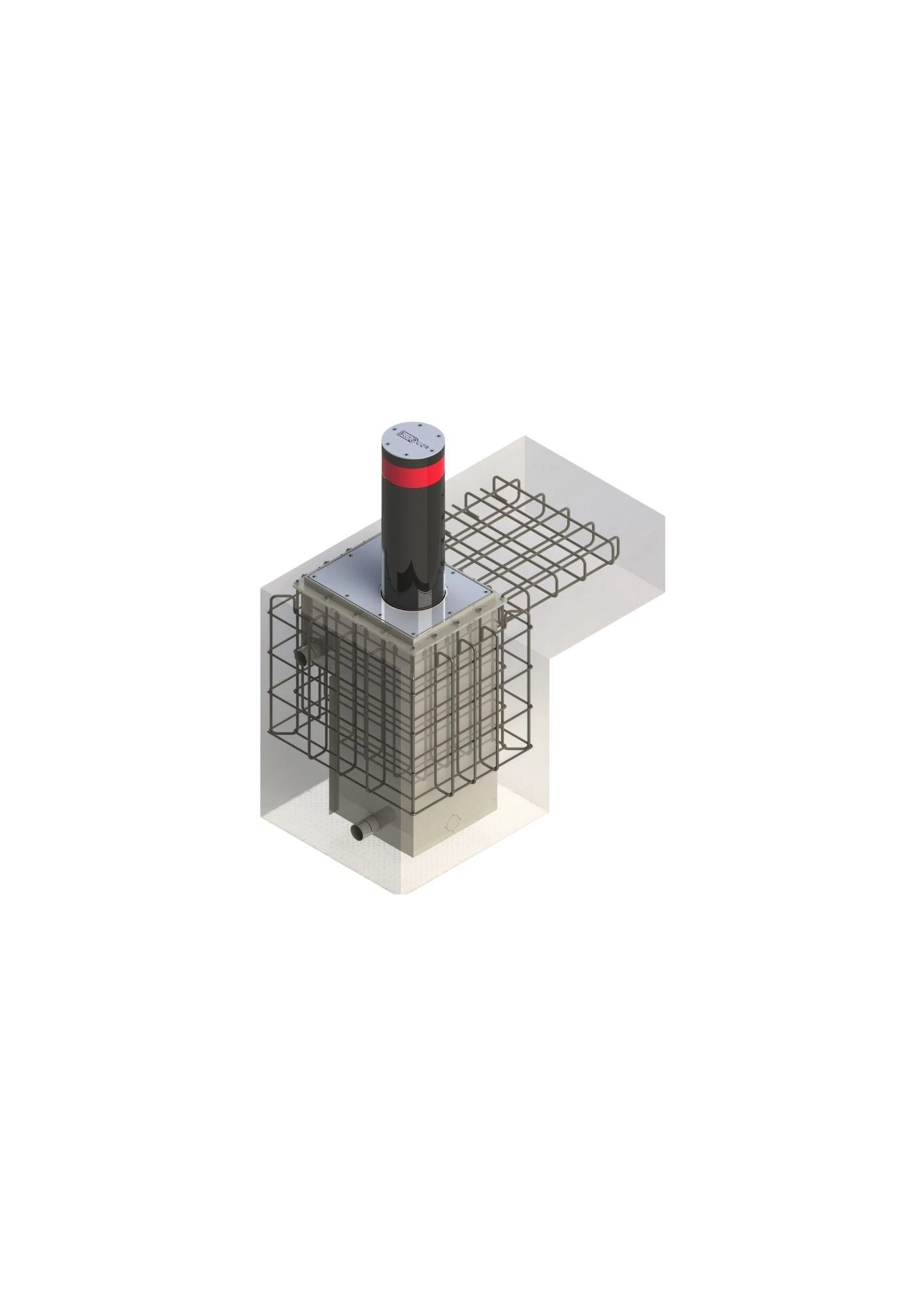 Diagrama — BOLLARD AUTOMÁTICO BH275 H800