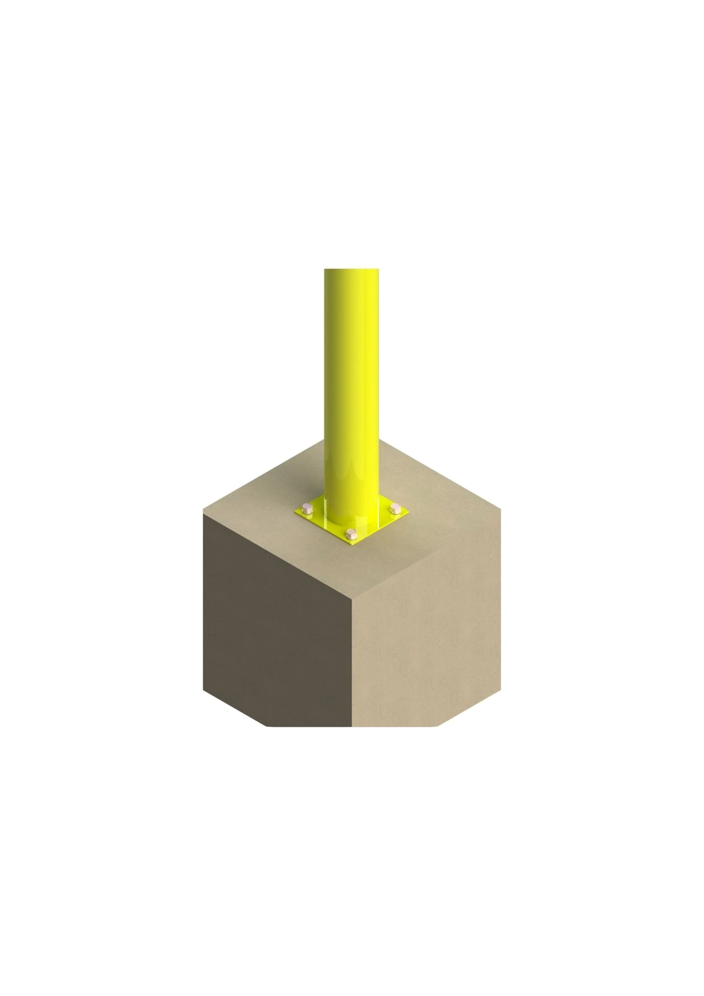 Diagrama — Bollard Fixo Parafusado