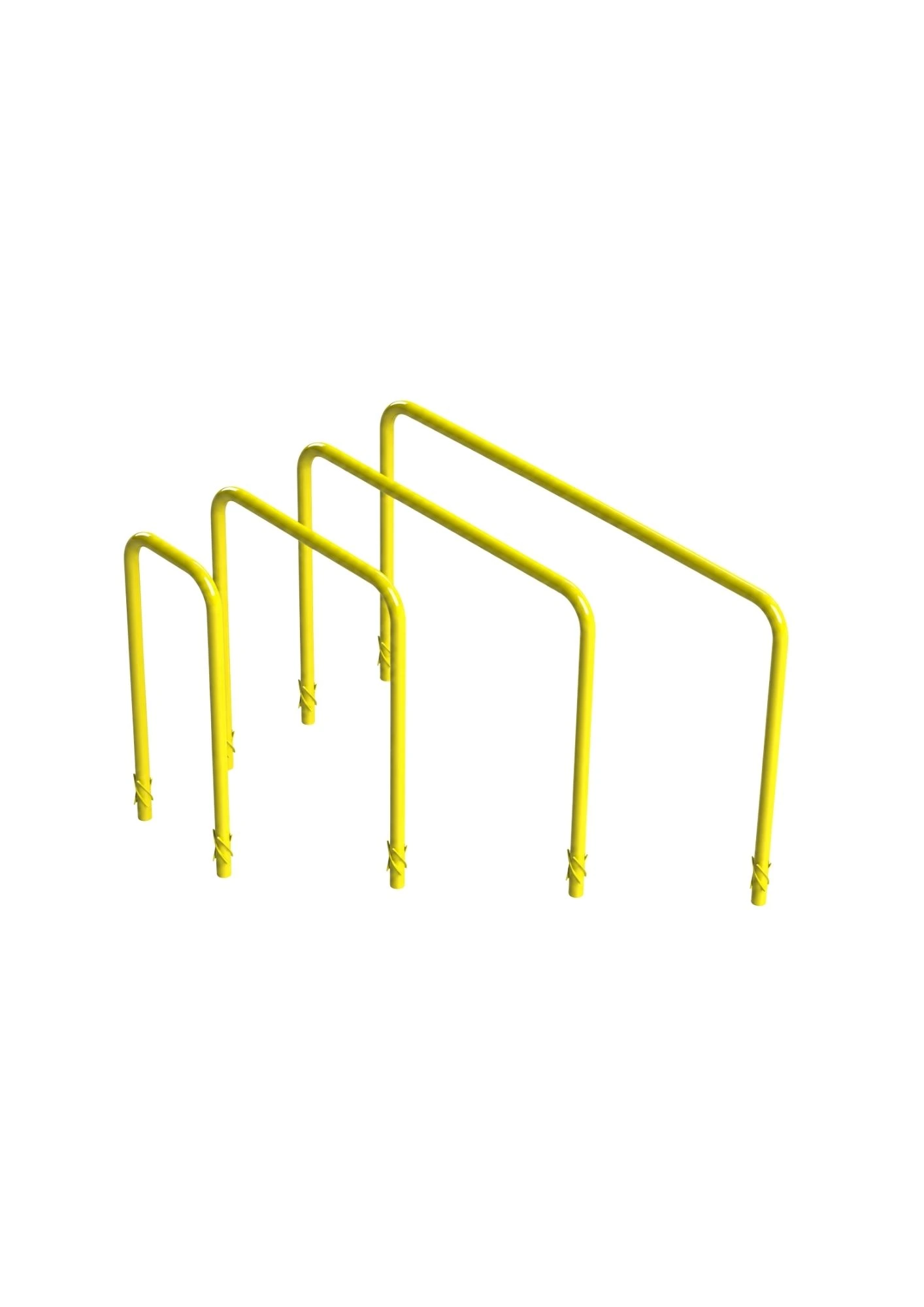 Diagrama — Bollard Base Dupla em formato u engastado