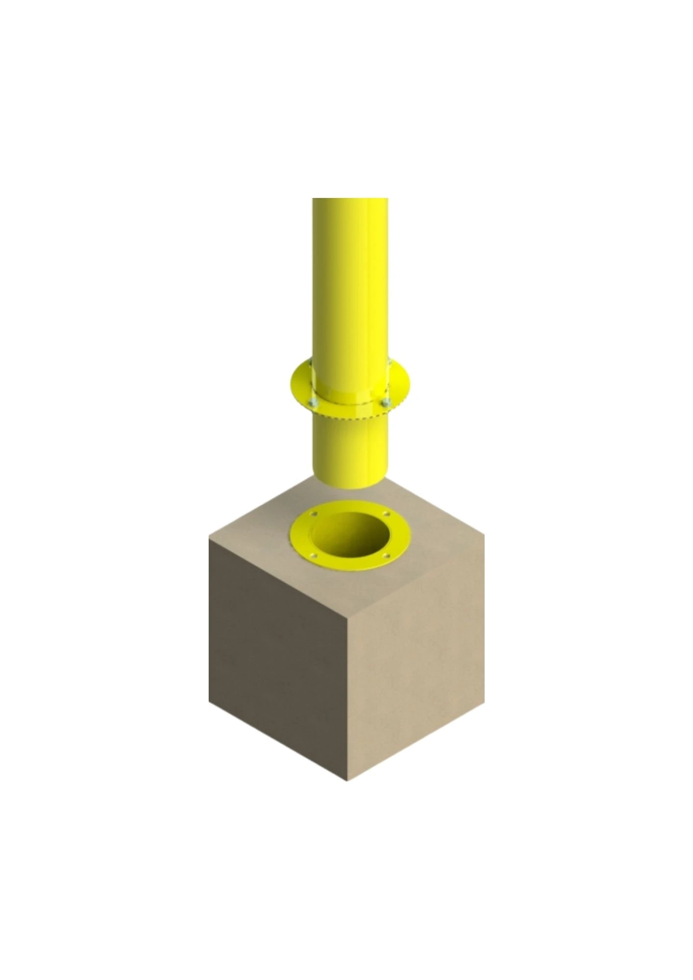 Diagrama — Bollard Removível Parafusado BSRC