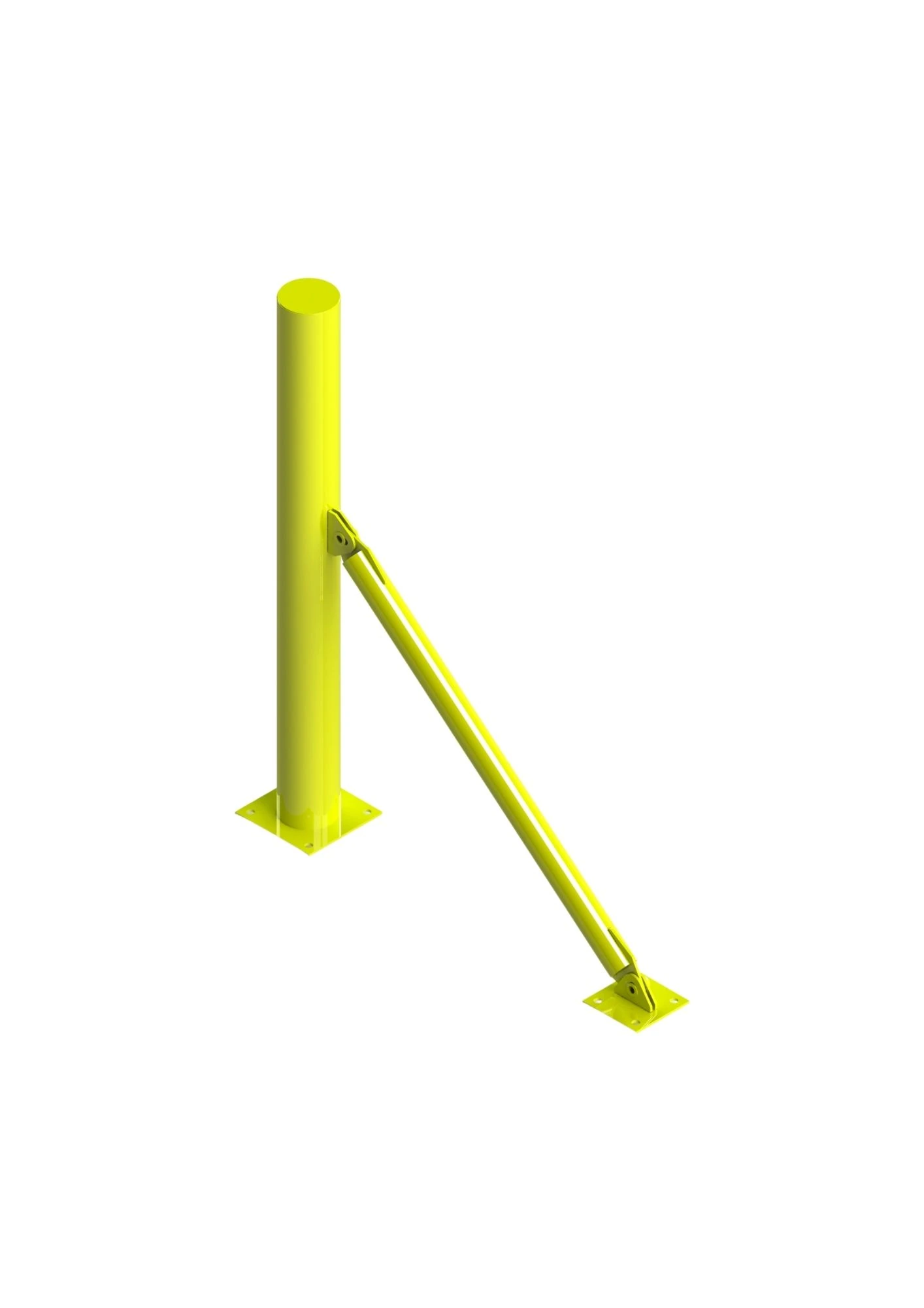 Diagrama — Bollard Fixo Parafusado com Mão Francesa
