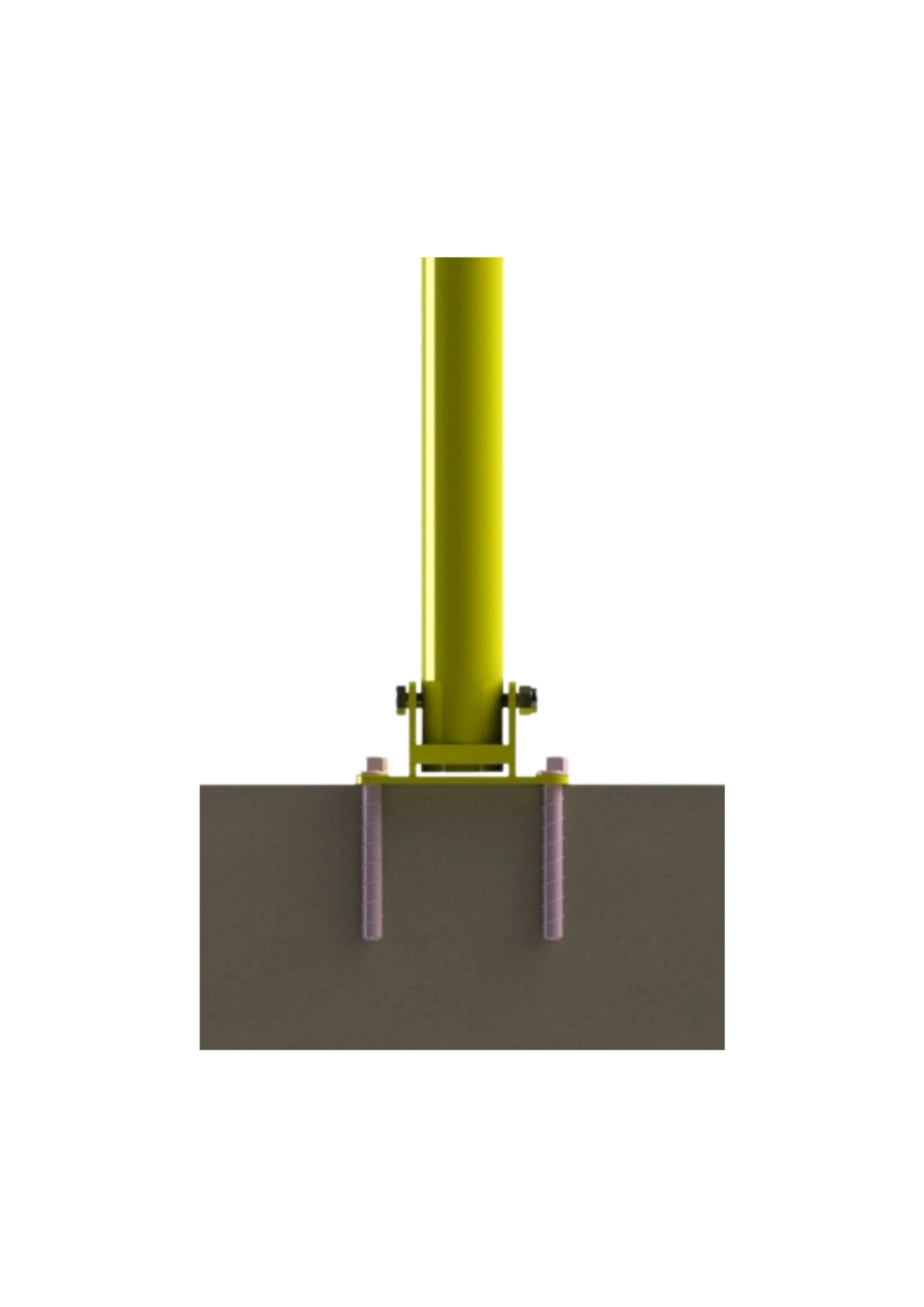 Diagrama — Bollard Guarda-Vagas Articulado Redondo