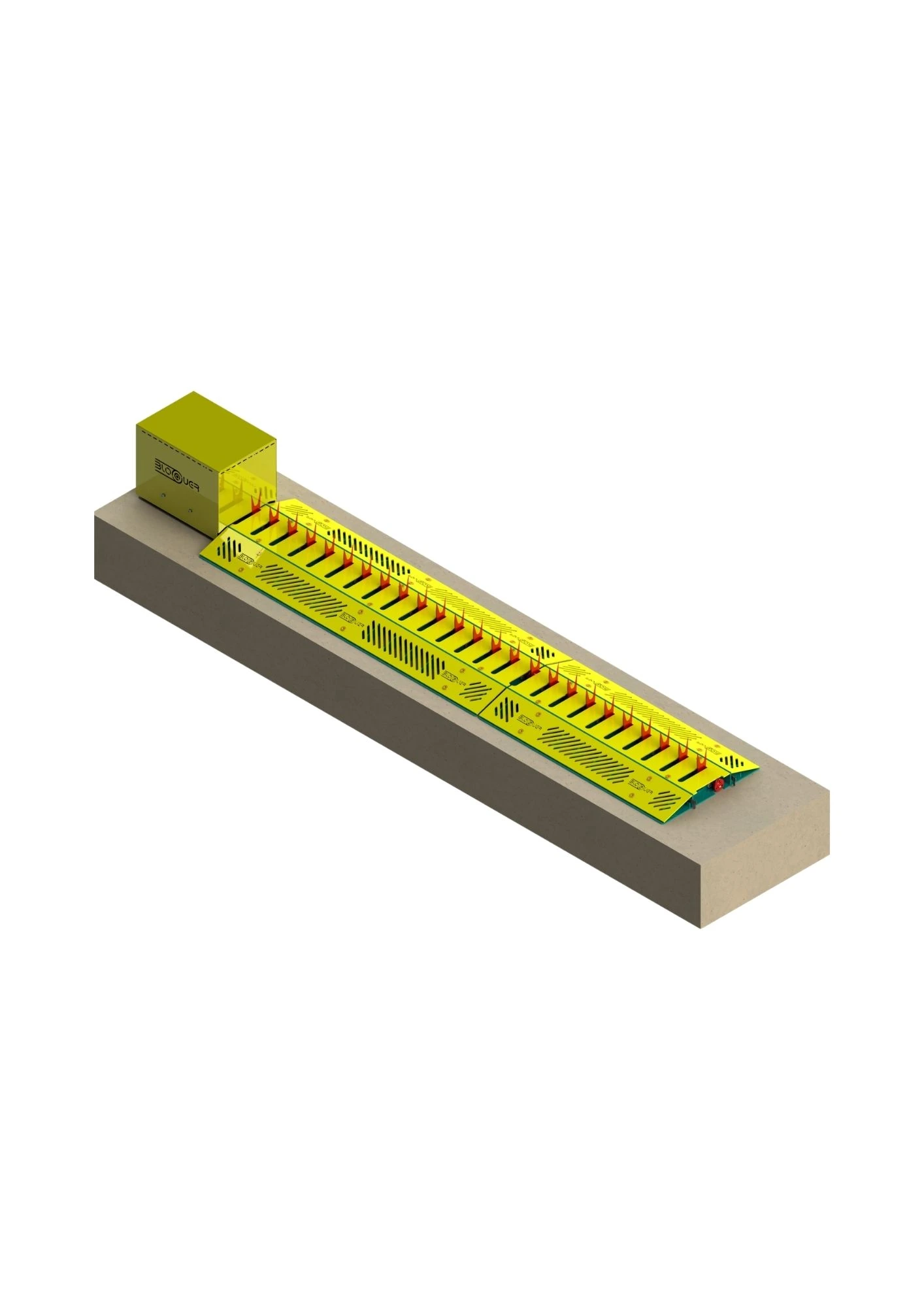 Diagrama — Dilacerador de Pneus tiger Ramp