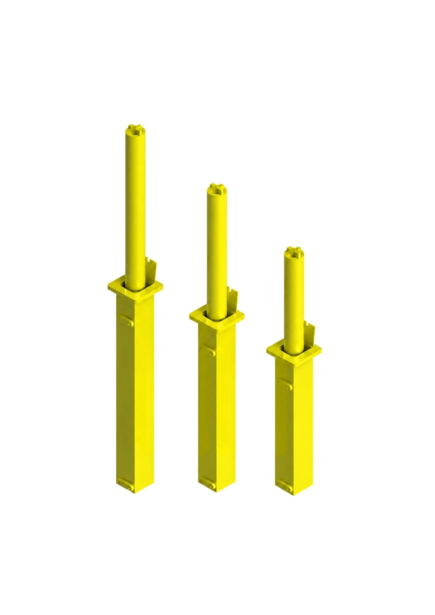Diagrama — Bollard Retrátil Manual